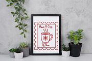 Christmas Cup Stamp PNG, an Illustration by Daily.Designs (Thumbnail 6 of 6)