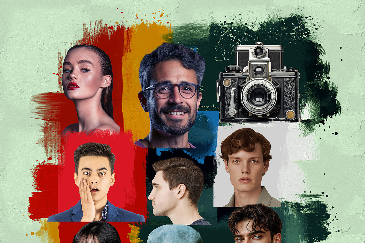 Portrait Art Photo Effect Template, an Action Add-On by Photoshop Action (Photo 12 of 18)