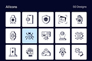 500 Technology Icons, an Outline Icon by Prosymbols (Thumbnail 9 of 18)