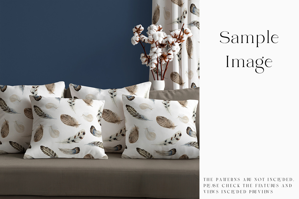 Throw Pillows Mockups, a Household Mockup by mock-ups (Photo 17 of 31)