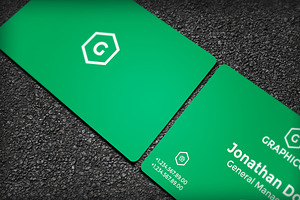 Simple Business Card 10 Colors