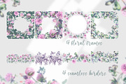 Deers and clover. Set of watercolor, a Decorative Illustration by Shabbypie (Thumbnail 9 of 11)