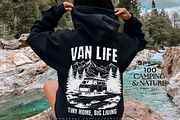 Camping Forest Mountains Procreate, a Brush Add-On by LaurenceVArtiste (Thumbnail 3 of 8)