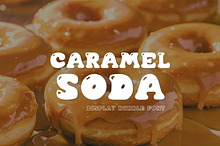 Bubble Display Font - Caramel Soda