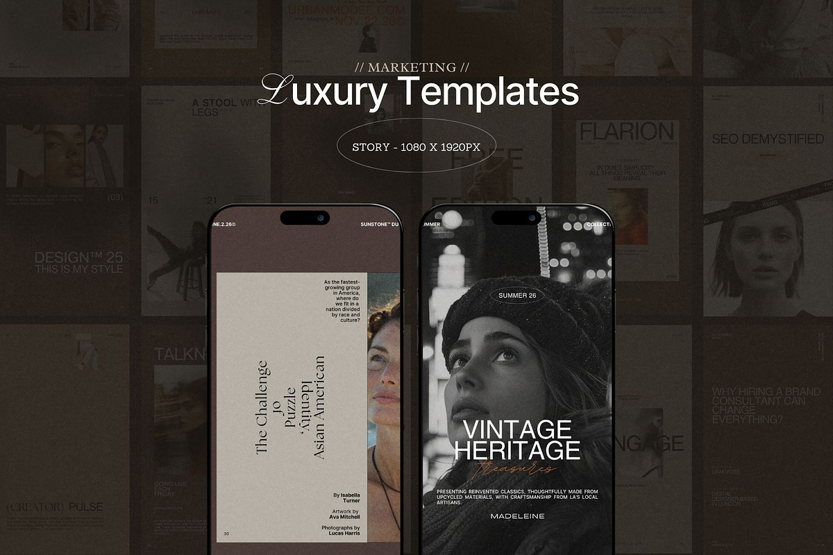 Instagram Stories Template For Canva, a Social Media Template by Crafted Pixel (Photo 2 of 9)
