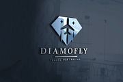 Diamond Fly Travel Logo, a Branding & Logo Template by Design_Planet (Thumbnail 1 of 5)