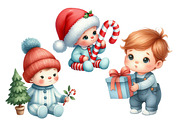 Christmas  Babies PNG Clipart, an Illustration by Designworld (Thumbnail 5 of 6)