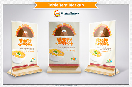 Table Tent Mockup