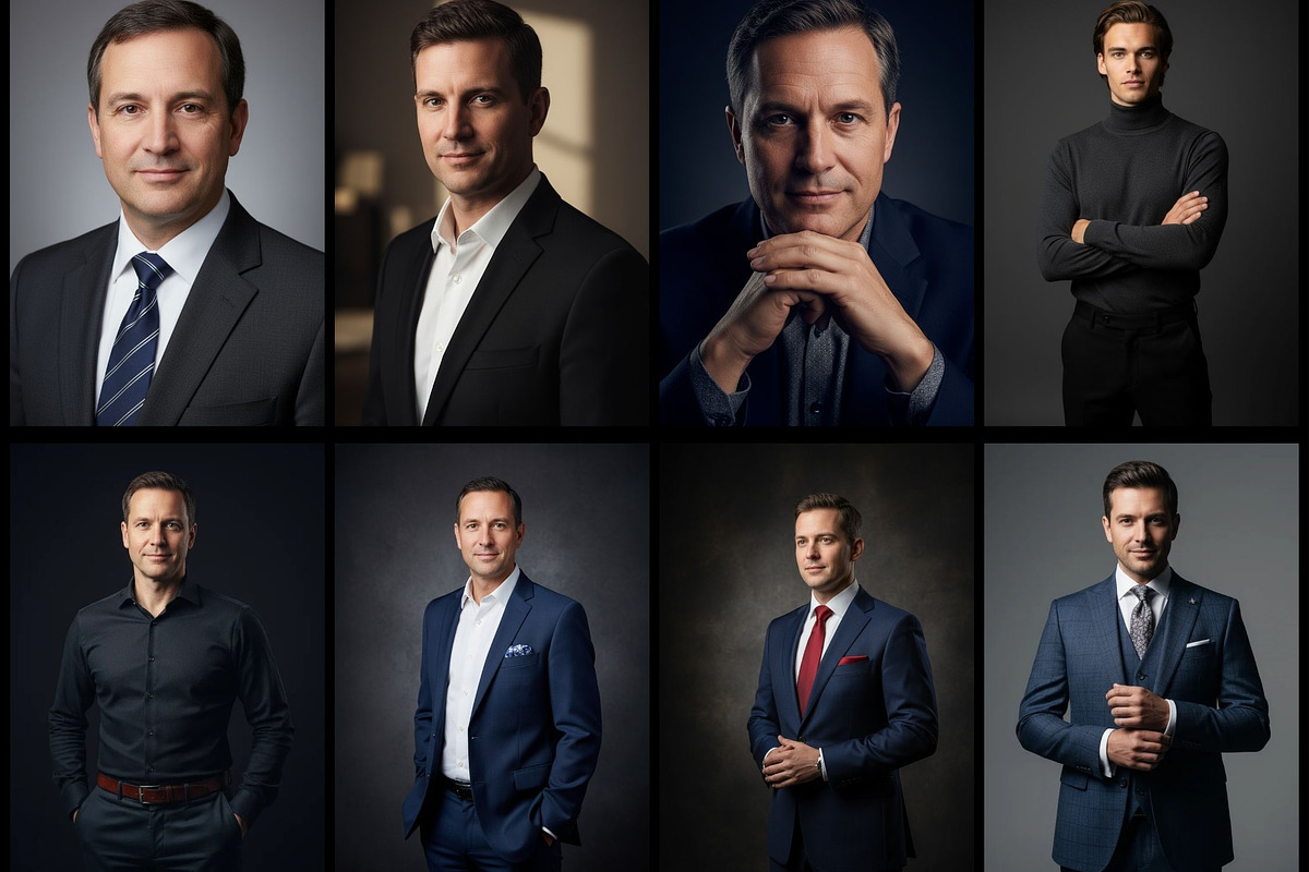 40 AI Business Man Photo Prompts, a Business Photo by Selenique Studio (Photo 8 of 13)