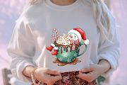 Christmas Snowman Hot Cocoa Png, an Illustration by designcity5 (Thumbnail 5 of 8)