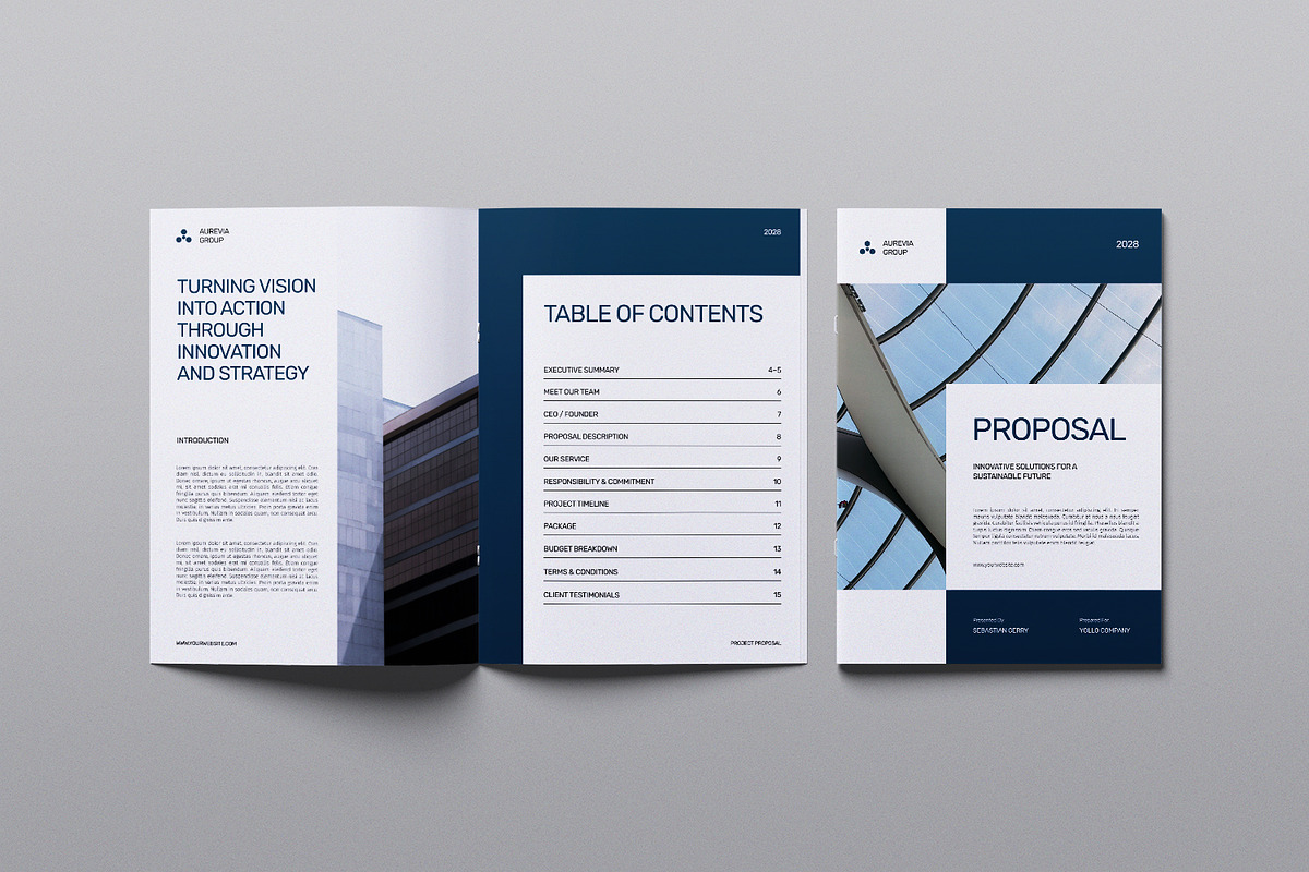 Project Proposal Template, a Magazine Template by Portocraft