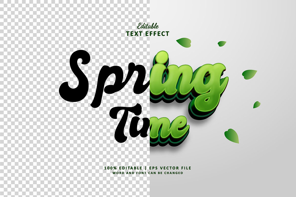 Text Effect Spring Time, a Layer Style Add-On by Navy Graphic (Photo 2 of 2)
