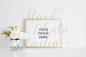 Frame Mockup Stock Photo
