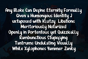 Bafaqih, a Script Font by Zaenal Studio (Thumbnail 6 of 9)