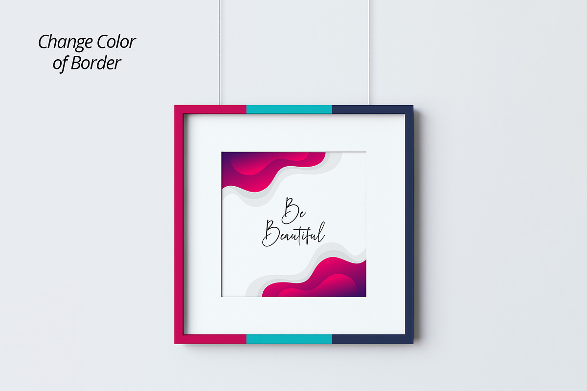 Minimal Square Frame Mockup, a Product Mockup by Graphic Xtreme (Photo 2 of 3)