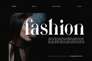 Famous Ligature Typeface, a Serif Font by Graphicxell (Thumbnail 2 of 15)