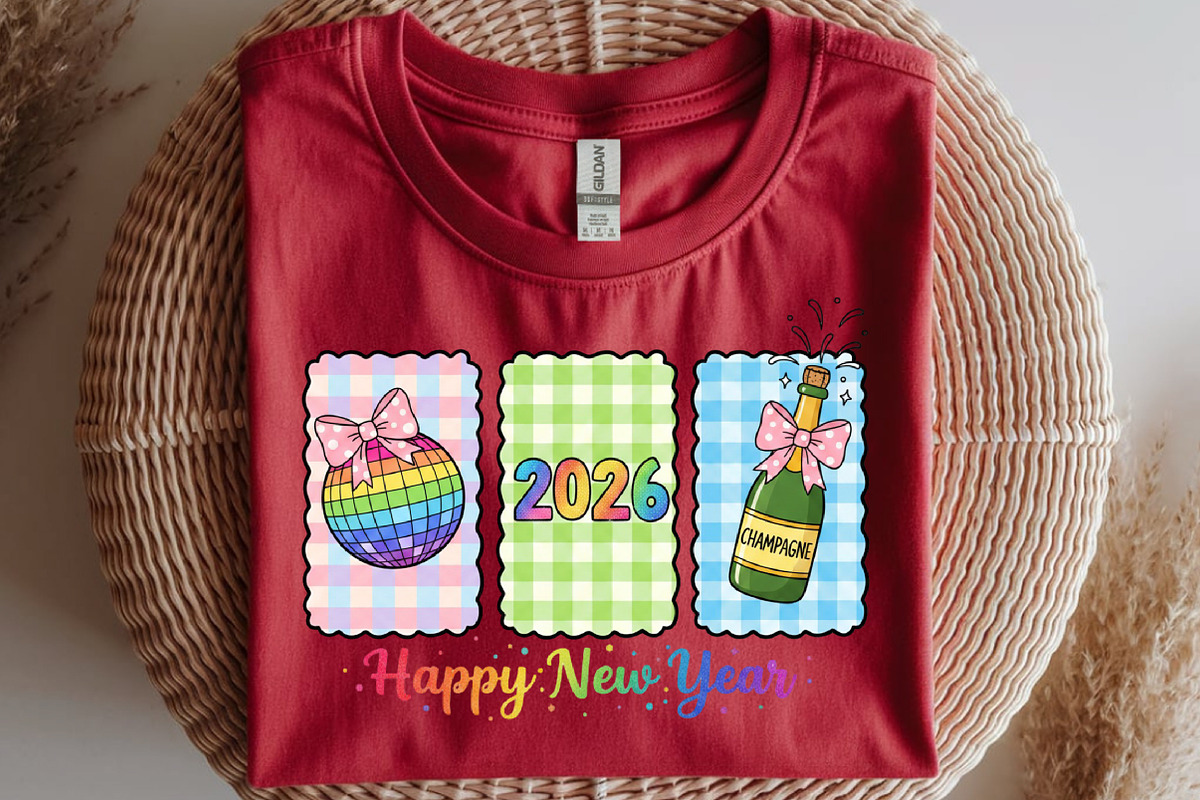 2026 Happy New Year PNG, an Illustration by SinaCreation (Photo 4 of 11)