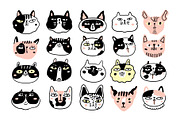 BIG CAT BUNDLE, an Animal Illustration by Nastya Tkachova (Thumbnail 2 of 11)