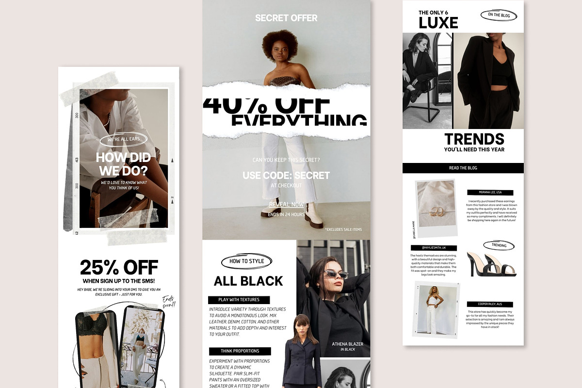 LONDON | Email Template Pack Canva, an Email Template by Studio Mayde (Photo 6 of 8)