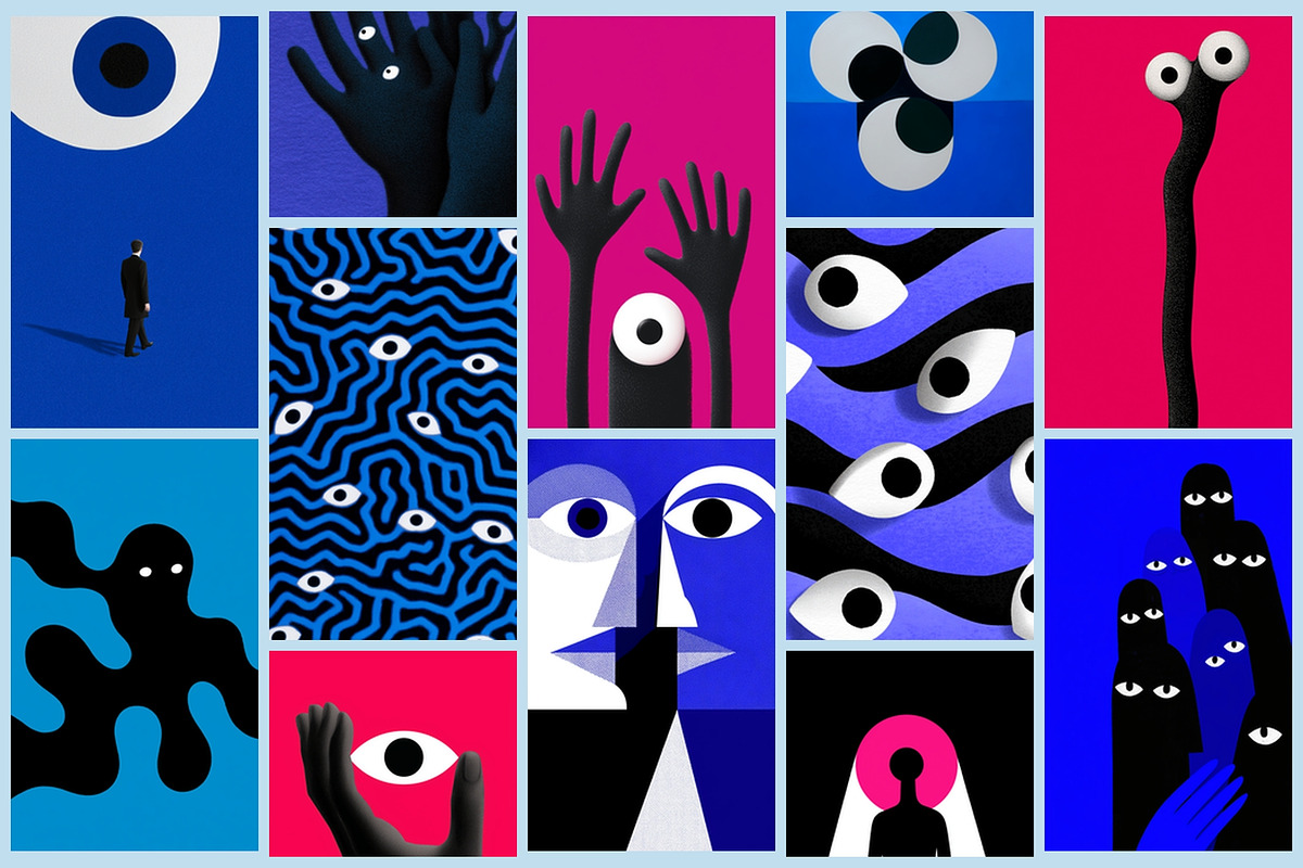 Bold Abstract Character & Pop Art, an Abstract Photo by AI Petr Creative Agency (Photo 5 of 7)