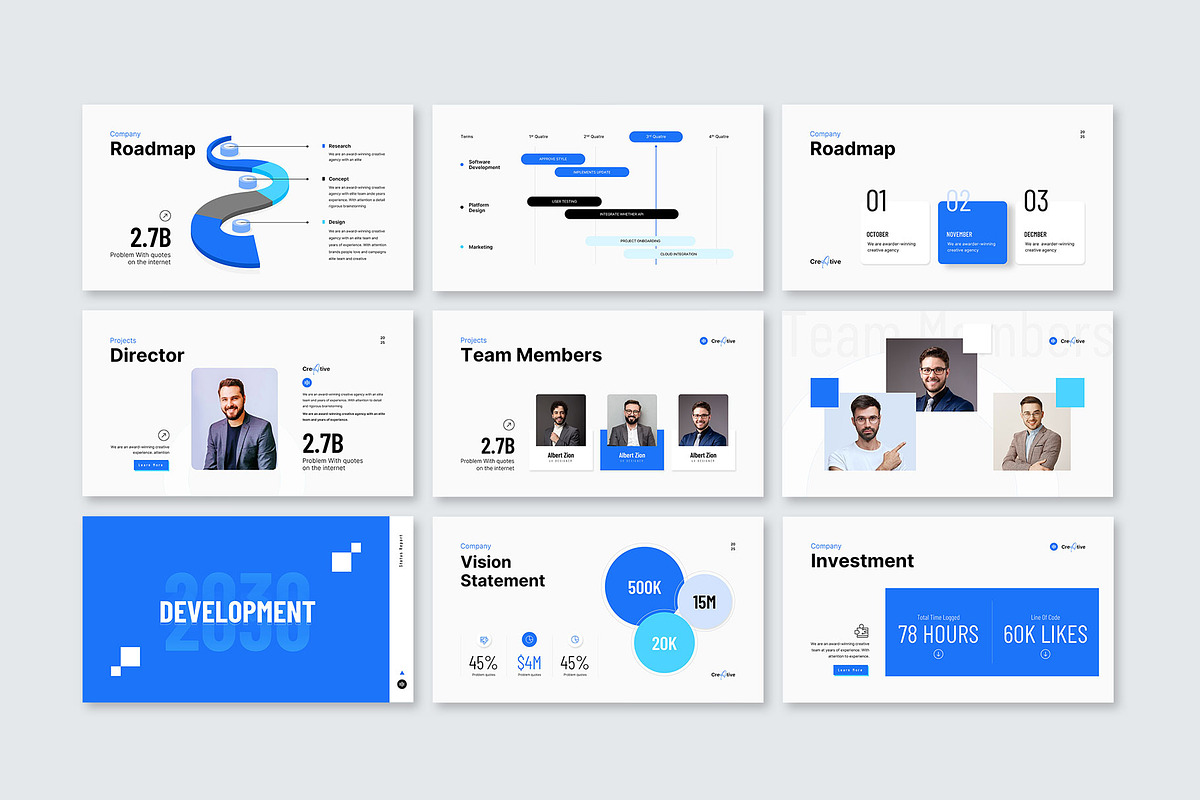 Status Report Presentation, a Presentation Template by KreateTribe (Photo 2 of 5)