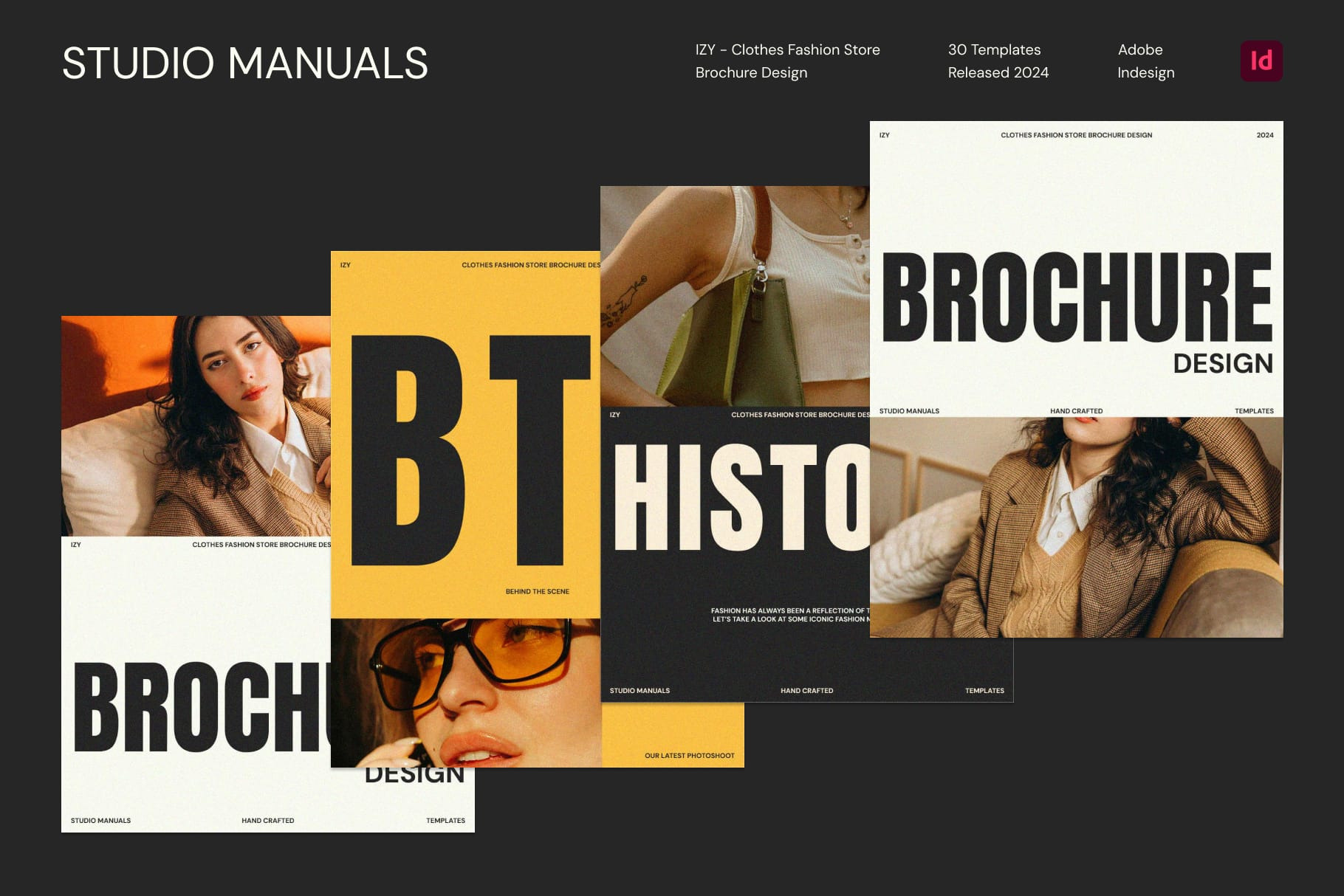 Izy  Brochure Design by Studio Manuals  Creative Market