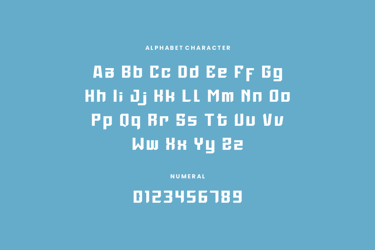 Quagtid - Sport & Logo Font, a Sans Serif Font by QR Design Studio (Photo 6 of 11)