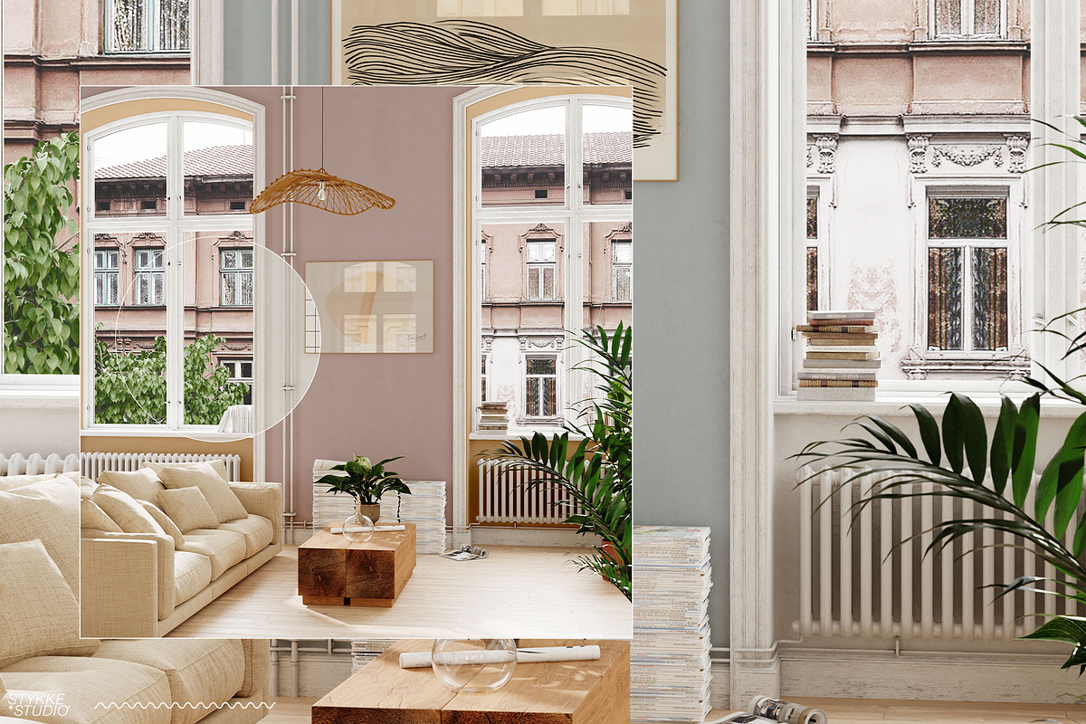 LENIS ROOM Natural Frame Mockup Set, a Household Mockup by Stykke Studio (Photo 37 of 58)