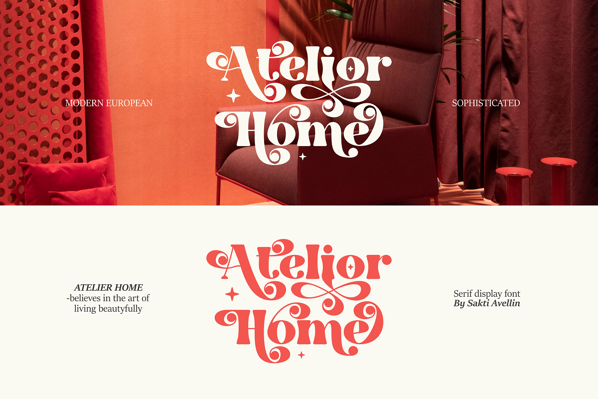 Bright Stars - A Serif Display, a Serif Font by SaktiAvellin (Photo 3 of 13)
