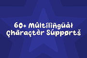 Popstar – Fun Bold Star Themed Font, a Font by TypeTasty Font (Thumbnail 8 of 11)