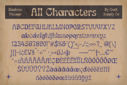 Gladwyn Vintage, a Sans Serif Font by Craft Supply Co. (Thumbnail 4 of 8)