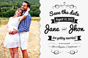 Elegant Wedding Invitation Postcard, an Invitation Template by Graphic Boutique (Thumbnail 2 of 3)