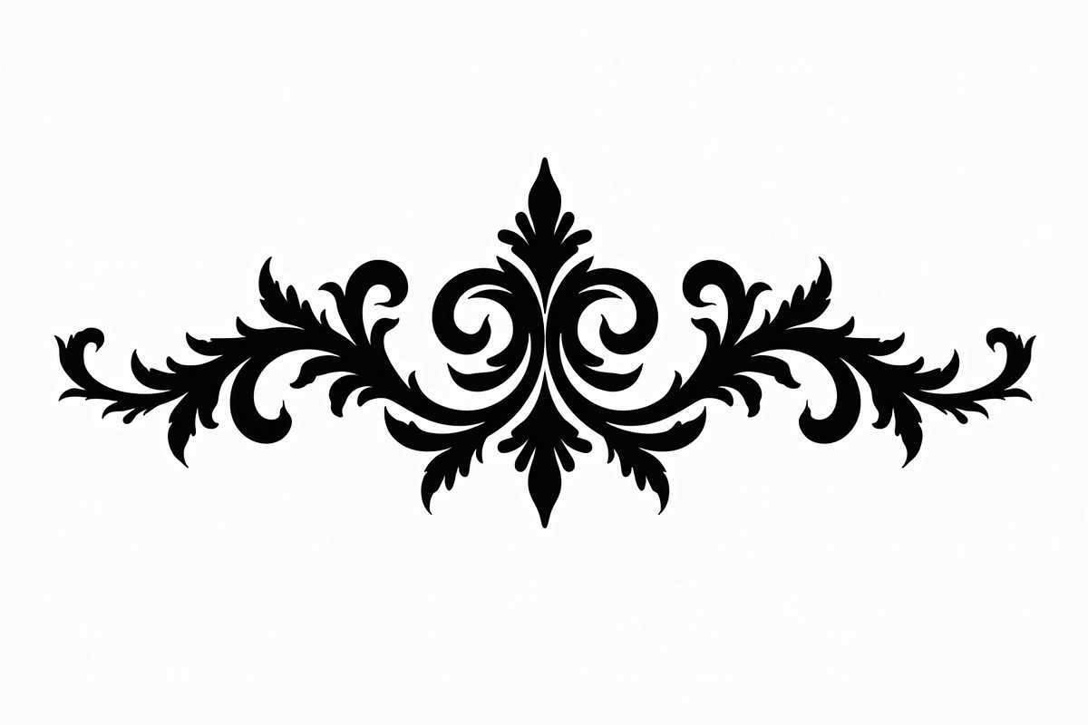 Victorian Scrollwork Ornament with, an Illustration by Amazin_art (Photo 21 of 26)