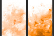 Orange Ombre Watercolor Backgrounds, a Texture Graphic by M. by mprintly (Thumbnail 3 of 6)