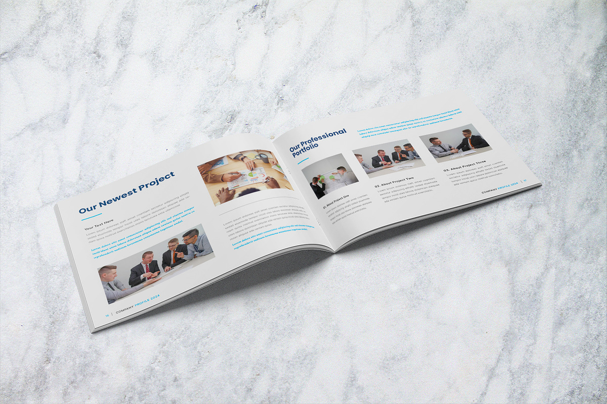 Company Profile Landscape Brochure, a Brochure Template by BumbleGraph Studio (Photo 9 of 12)