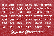Kurotsyma - Japan Font Style, a Blackletter Font by TypeClassHeroes (Thumbnail 9 of 10)