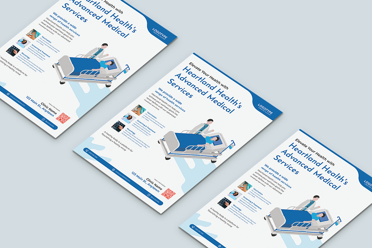 Health Clinic - Flyer, a Design Template by VUNIRA (Photo 3 of 3)