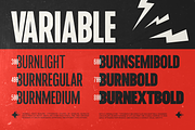 TRT Burn Bold Condensed Sans, a Sans Serif Font by truetype (Thumbnail 2 of 15)