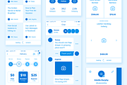 Liberty Mobile Wireframe Kit, a Wireframe Template by Just UI (Thumbnail 3 of 4)