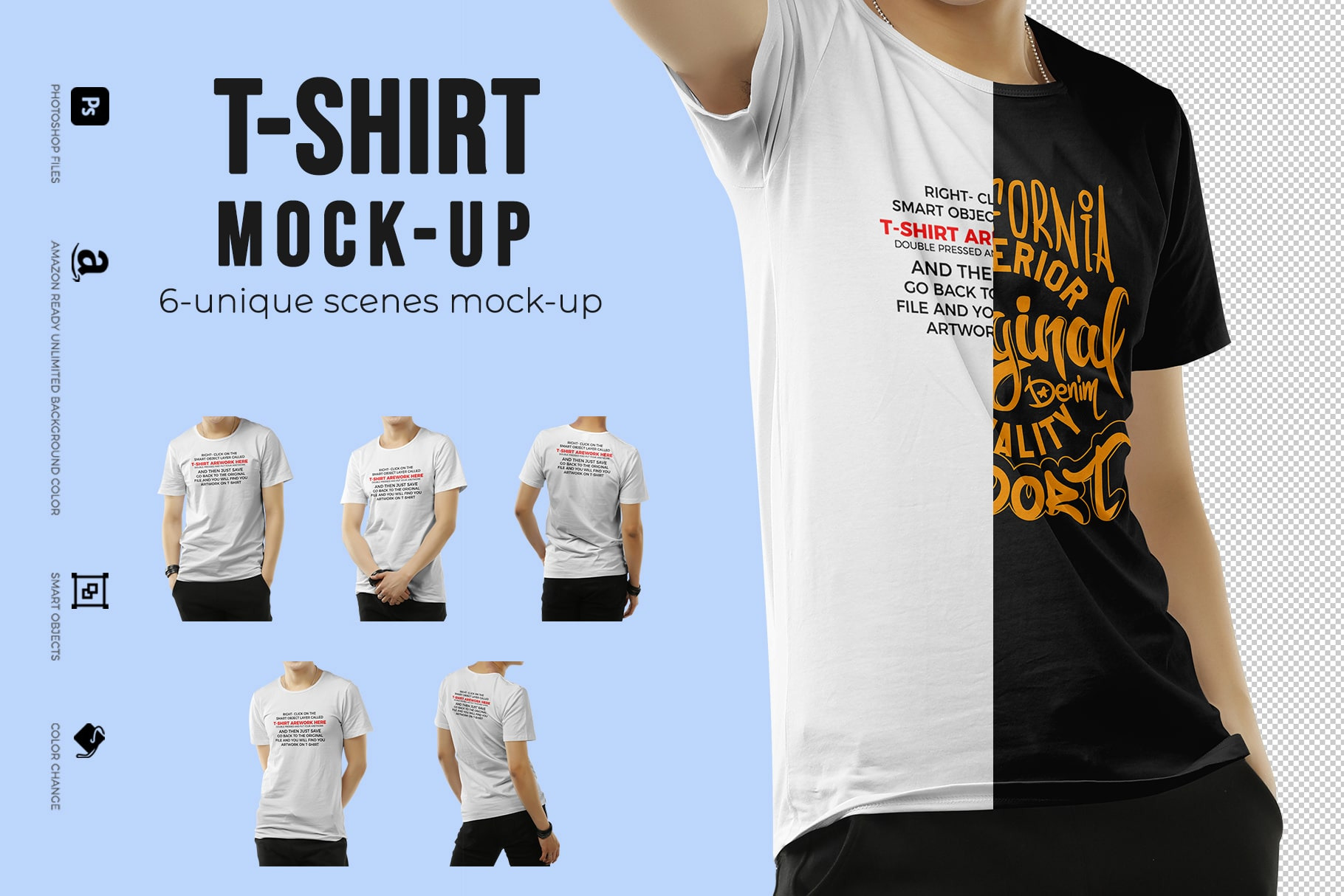 T-shirt Mock-up, a Shirt Mockup by Mock-up Store