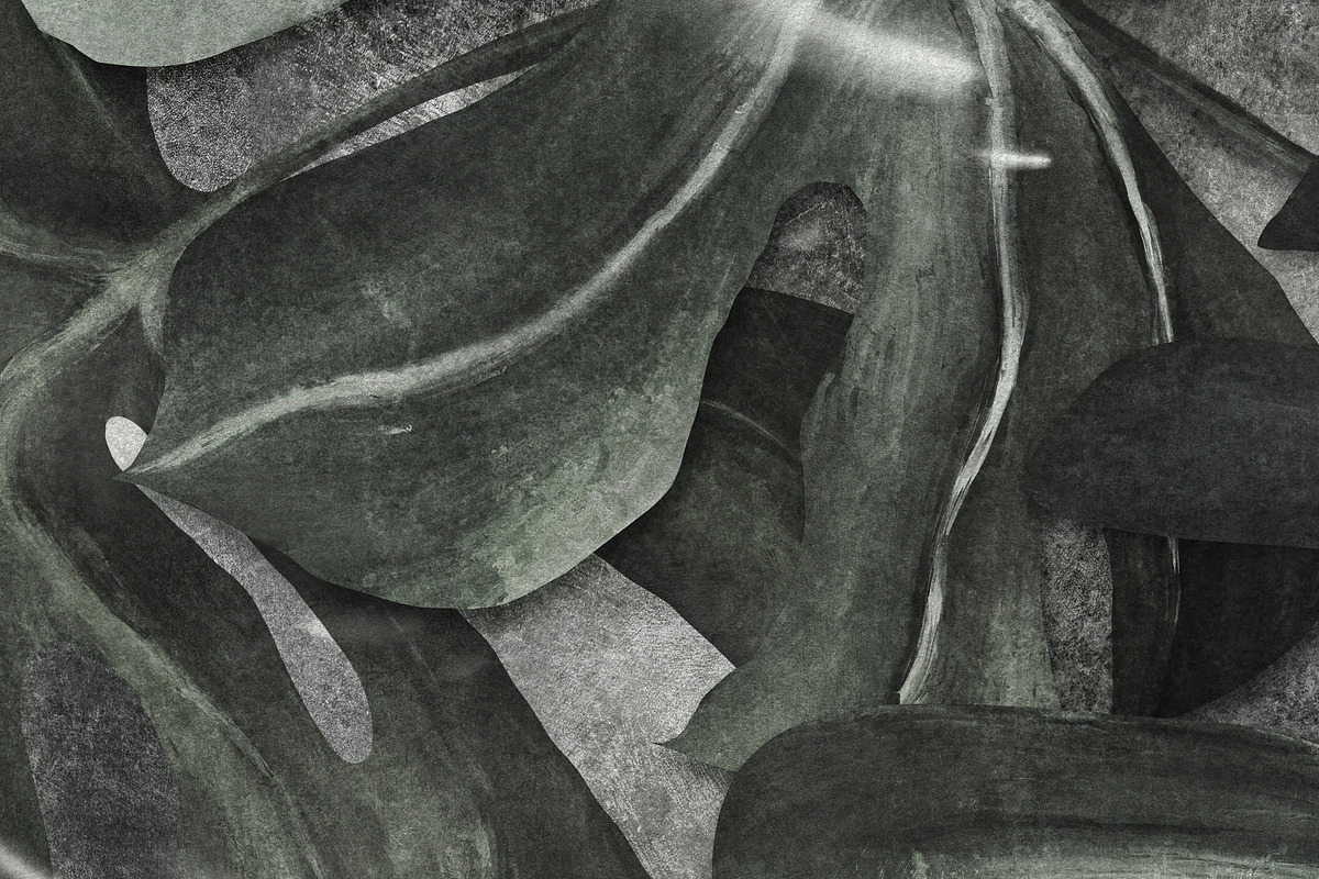 Wallpaper Tropical Monstera Leaves, a Wallpaper Graphic by apollinariia_shop (Photo 6 of 11)