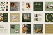 Gaia Natural Canva IG Template, a Social Media Template by JZ Creative Space (Thumbnail 2 of 5)