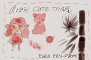 Manga sketch procreate brush, a Brush Add-On by Meisanmui (Thumbnail 8 of 9)