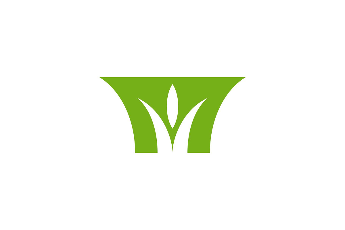 Letter M Grass Logo, a Branding & Logo Template by Buqancreative (Photo 3 of 4)