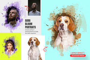 Aura Bloom Portraits PS Script
