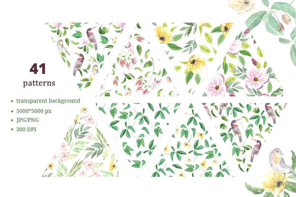 Patterns Bundle, a Pattern Graphic by OlgaSerbun (Photo 2 of 8)