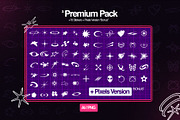 +90 Y2k Stickers + Pixels Version, a Graphic by Züli ® (Thumbnail 2 of 3)