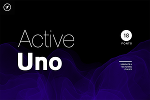 ACTIVE UNO - Modern Font Family