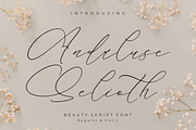 Andaluse Selioth Beauty Script Font, a Script Font by Storytype Studio (Thumbnail 1 of 15)