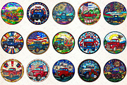 4th of July Truck Clipart, a Seasonal Illustration by Rose Art (Thumbnail 2 of 4)